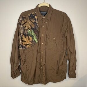 Camo Ridge Quality Sportswear Shooting Shirt‎ Button Down Size Large